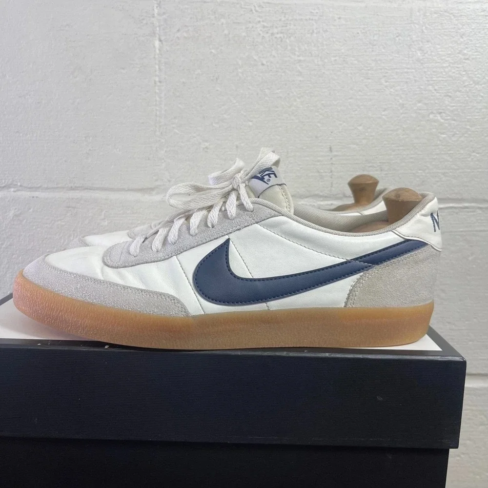 Nike Killshot 2 432997-107 Sail Navy Gum White Suede Leather Sneaker‎ Mens 13 US